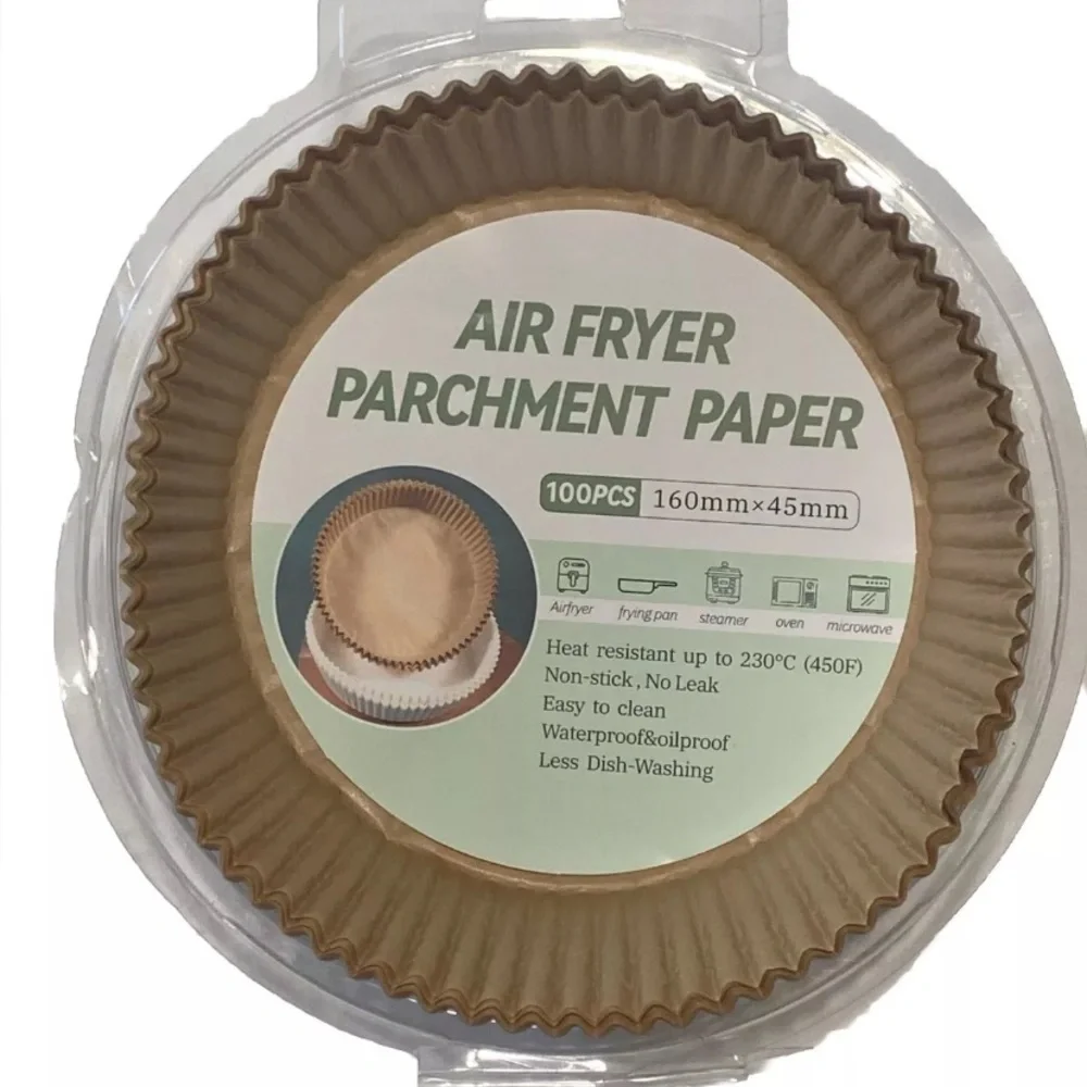 Air Fryer Parchments Paper Liners 100pcs With Disposable Gloves